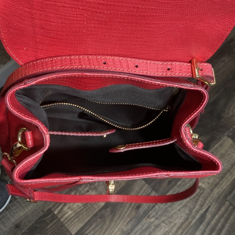 Divina firenze trilli backpack, Crossbody, satchel purse, convertible bag, pink - Picture 13 of 16